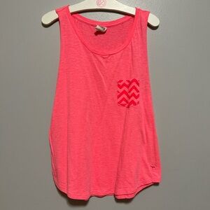 VS PINK loose fit muscle tank with pocket size Small